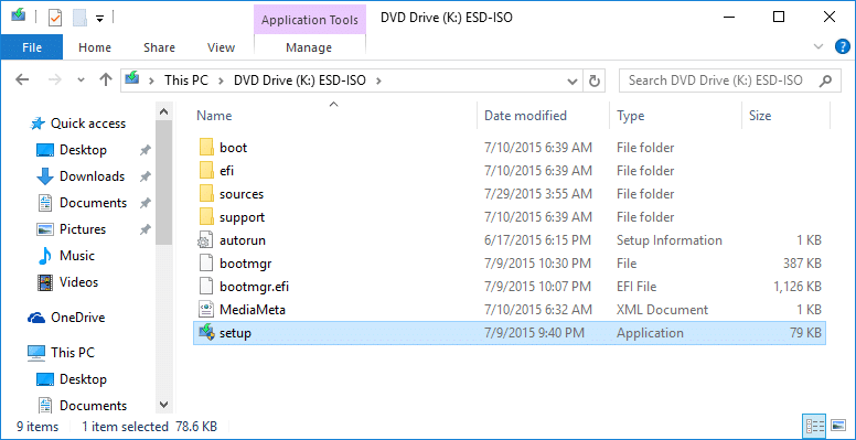Clean install Windows 10 from ISO file step2