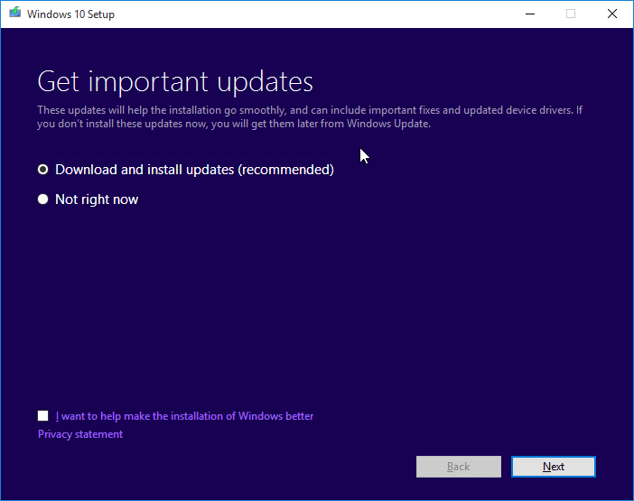 Clean install Windows 10 from ISO file step3