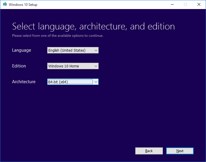 Clean install from ISO Windows 10