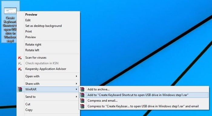 Clean up context menu by enabling cascading menu for Winrar
