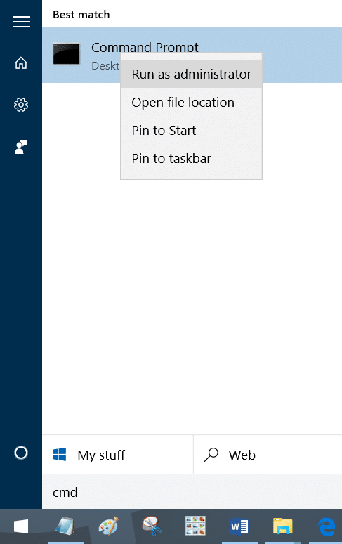 Compress Windows 10 installation files and folders step1