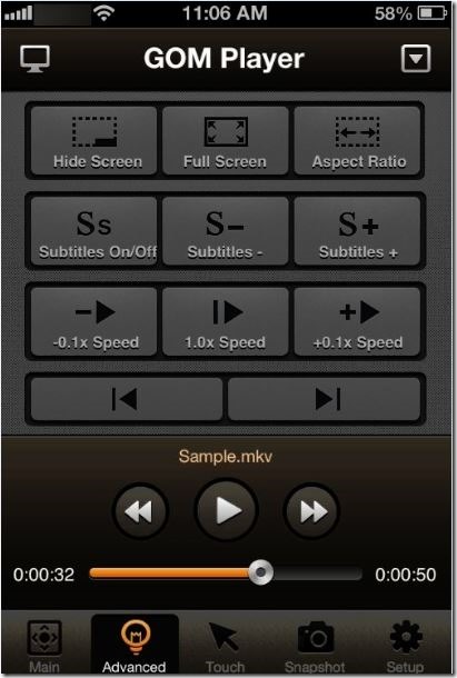 Control GOM Media Player from Phone Picture2
