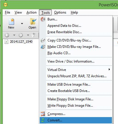 Convert DMG to ISO in Windows for free picture1