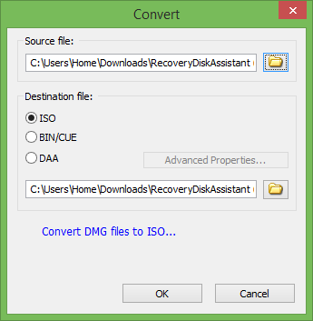 Convert DMG to ISO in Windows for free picture2
