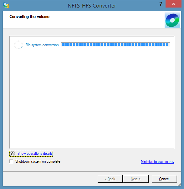 Convert HFS To NTFS picture3