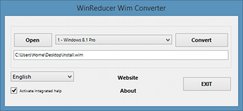 Convert Install.esd to install.wim using Wim Converter