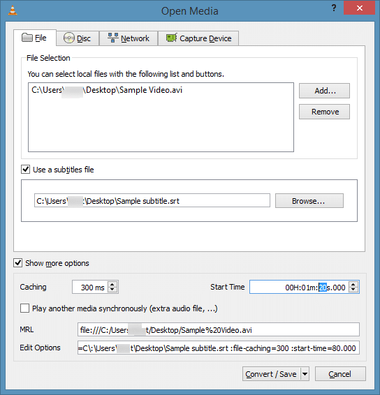 Convert Video Using VLC Media Player Picture4