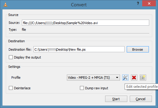 Convert Video Using VLC Media Player Picture5