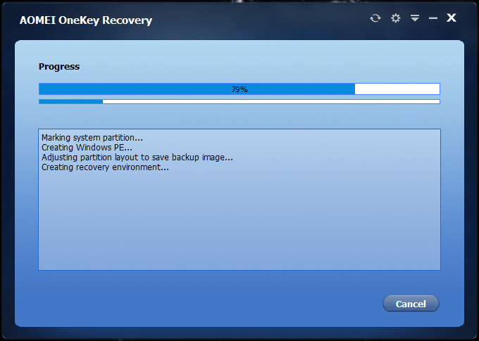Create dedicated recovery partition Windows of 10 (4)