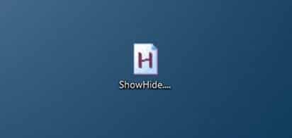 Create keyboard shortcut to show or hide desktop icons picture4