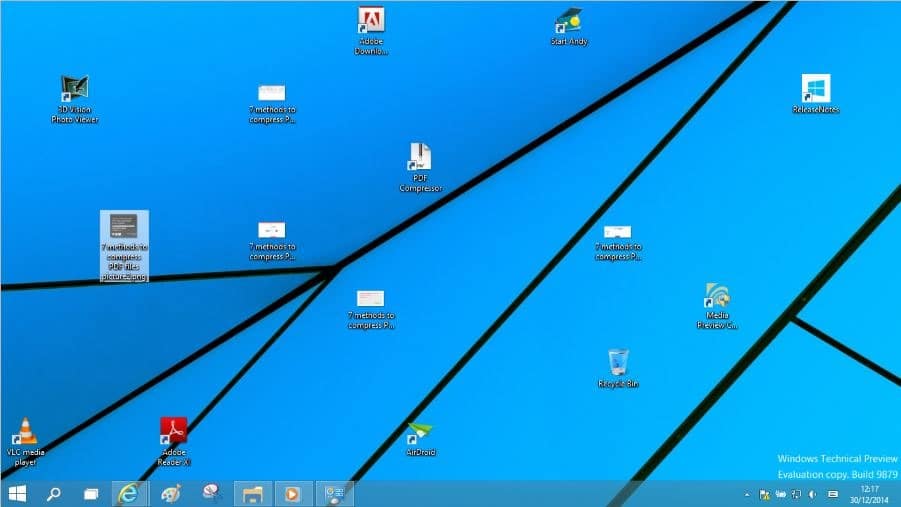 Create keyboard shortcut to show or hide desktop icons