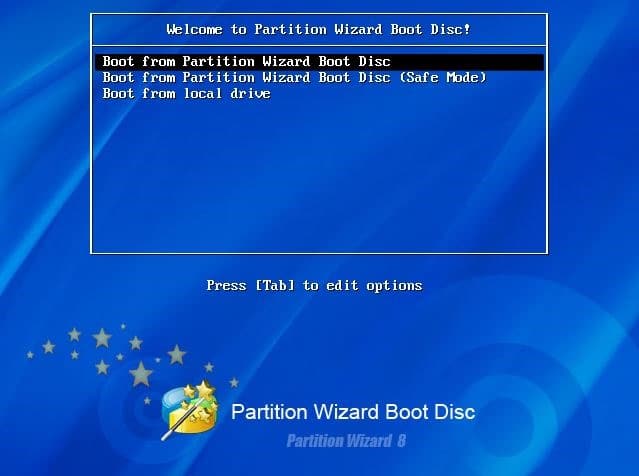 Create partition wizard bootable USB drive picture5