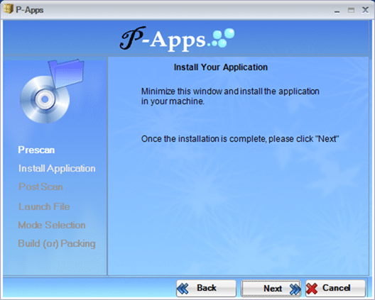 Create portable version of a software papps 3