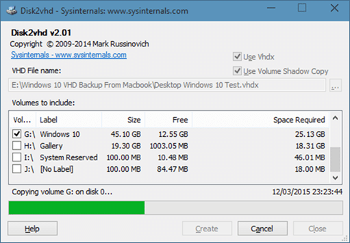 Create vhd from physical Windows 10 drive picture2