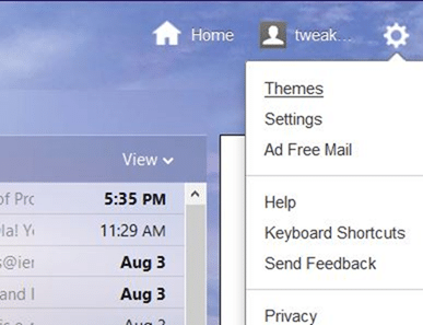 Customize Yahoo Mail with new themes1