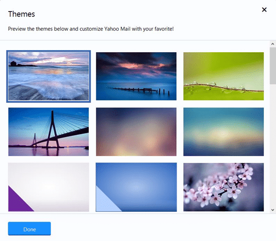 Customize Yahoo Mail with new themes2