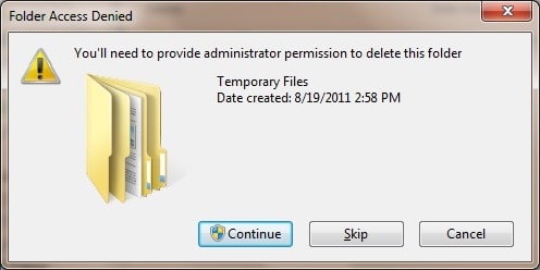 Delete Kaspersky Temporary Files step9