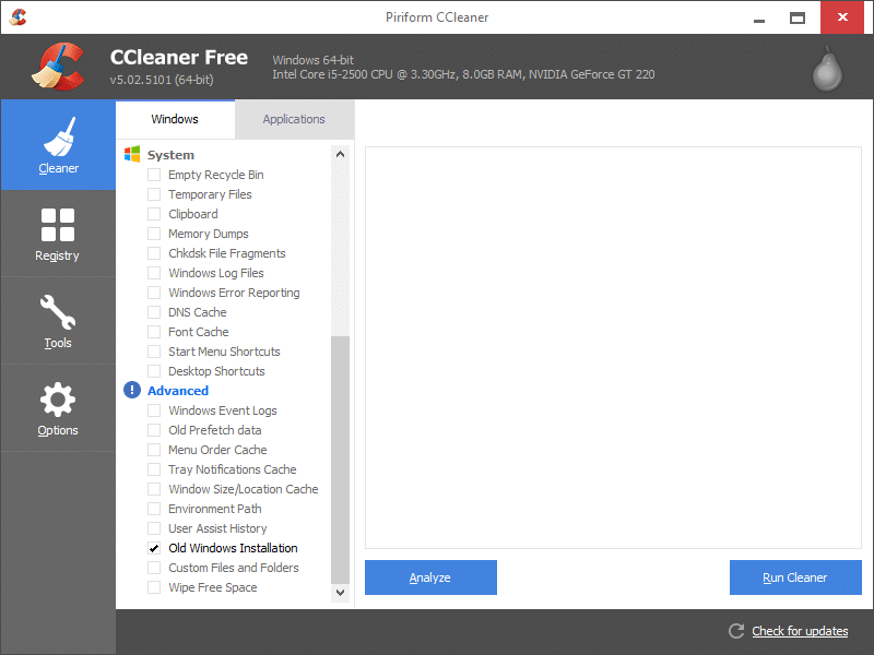 Delete Windows.old folder in Windows 10 step7