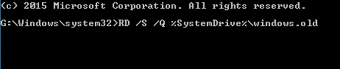 Delete Windows.old folder in Windows 10 step9