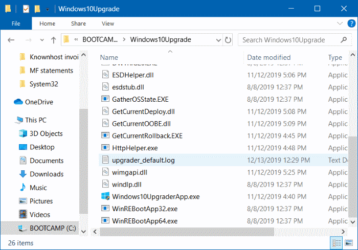 Delete Windows10Upgrade folder in Windows 10 pic2