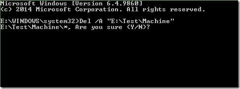 Delete a file from Command Prompt in Windows picture5