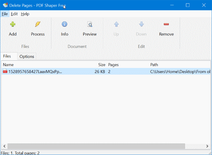 Delete pages from PDF in Windows 10 for free pic2