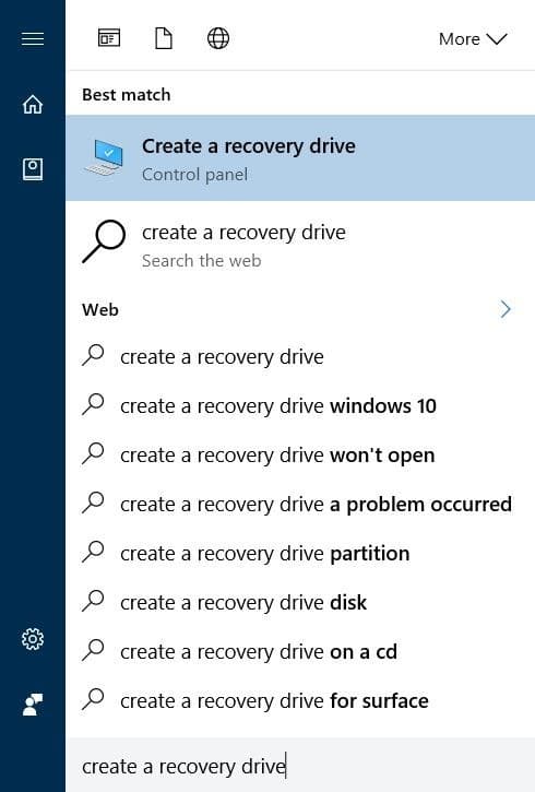 Delete recovery partition in Windows 10 step1