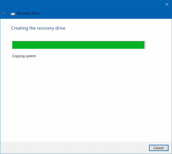 Delete recovery partition in Windows 10 step9
