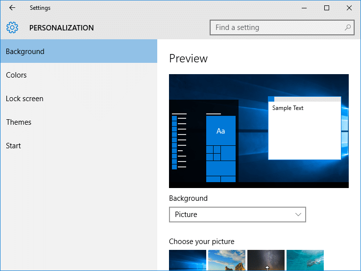 Difference between Windows 10 and Windows 8 or 8.1 Settings app