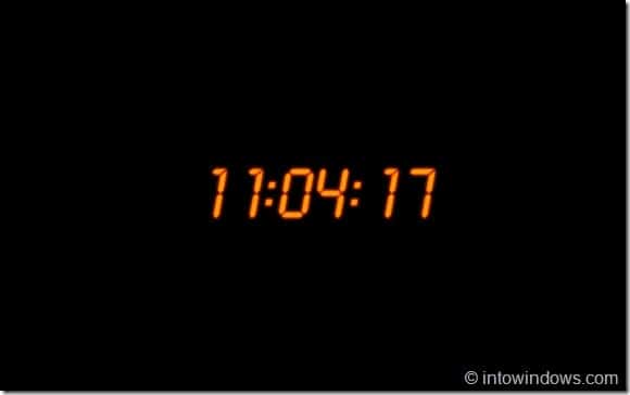 Digital Clock Screen Saver For Windows 7
