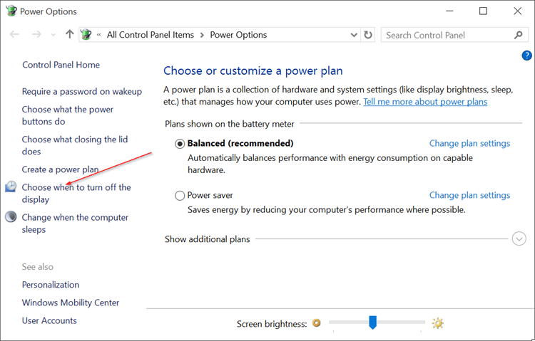 Disable Auto Screen Brightness in Windows 10 pic2