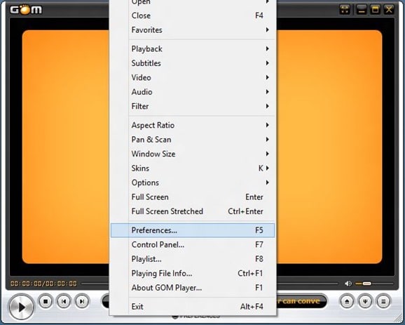 Disable GOM Media Player Pop Ads