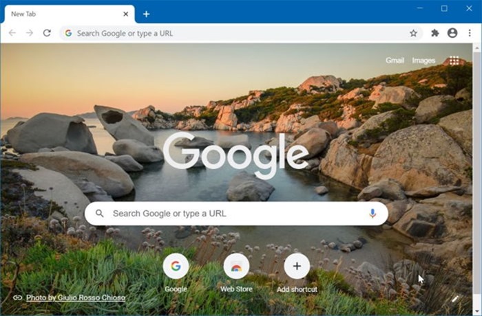 Disable Google Chrome new tab background picture pic01