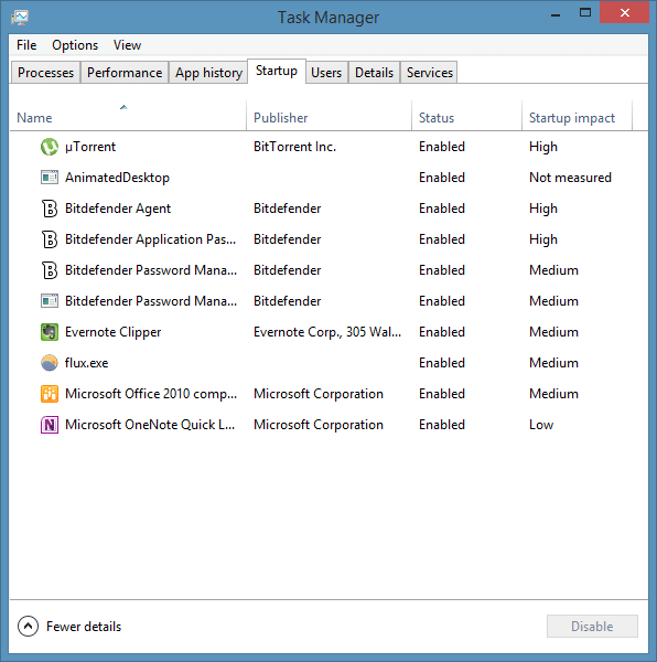 Disable Startup Programs in Windows 8.1 Step4