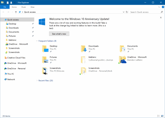 Disable ads in File Explorer in Windows 10 pic1