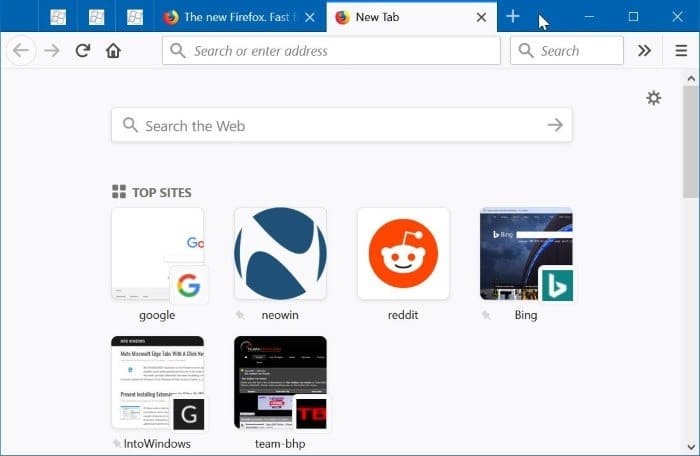 Disable color on Firefox 57 tabs