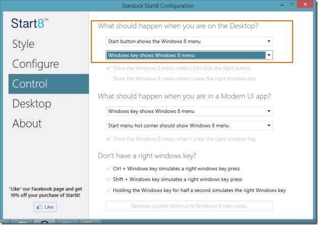 Disable or Hide Start Button In Windows 8 Picture1