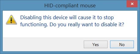 Disable touchpad in Windows step5