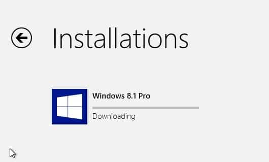 Download and install Windows 8.1 update Step3