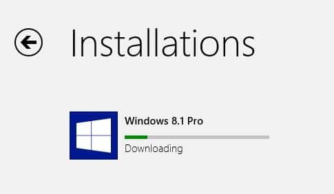 Download and install Windows 8.1 update Step4