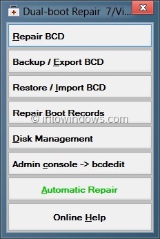 Dual Boot Repair