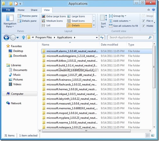 Edit And Modify Metro Apps In Windows 8 Step 6