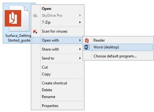 Edit PDF in Office 2013 Picture2
