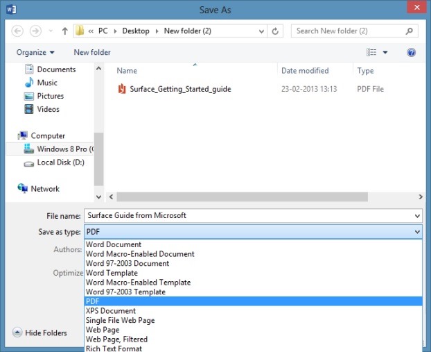 Edit PDF in Office 2013 Picture6
