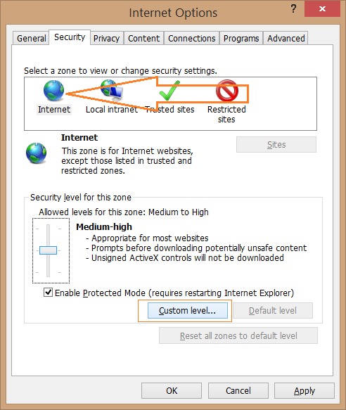 Enable Adobe Flash Player in Internet Explorer step5