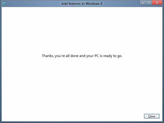 Enable Media Center in Windows 8 Step5