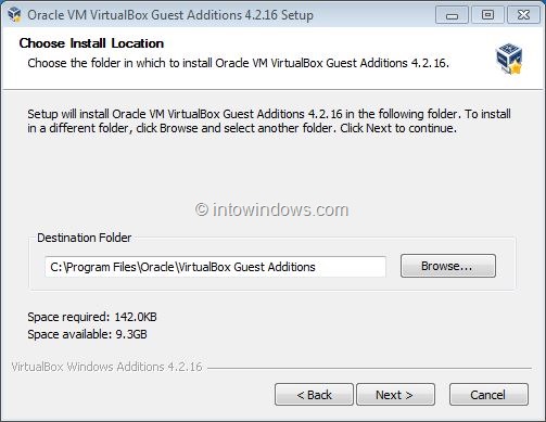 Enable Windows 7 Aero In VirtualBox Step2