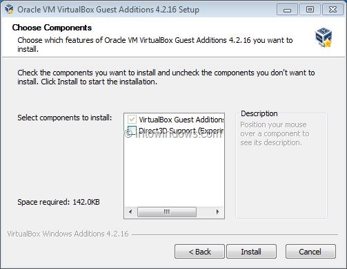 Enable Windows 7 Aero In VirtualBox Step3