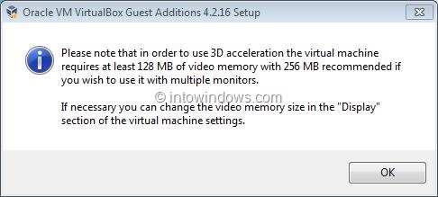 Enable Windows 7 Aero In VirtualBox Step5