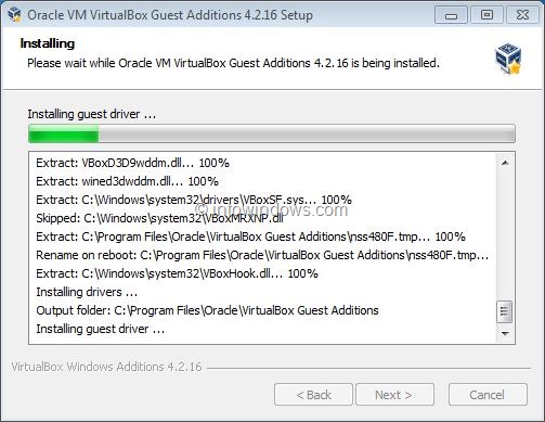 Enable Windows 7 Aero In VirtualBox Step6